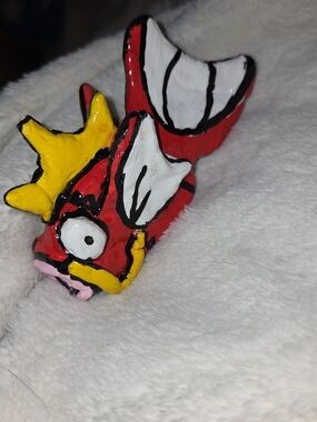 Hand Crafted Scultped Magic Carp Figure